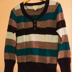 Blue Striped John's Bay Sweater